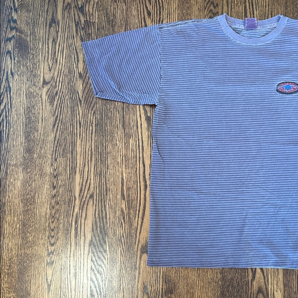 Vintage 90s Converse All Star Striped T-Shirt - Picture 3 of 9